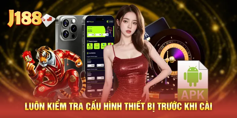 Luôn kiểm tra cấu hình thiết bị trước khi cài