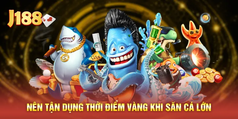 Nên tận dụng thời điểm vàng khi săn cá lớn